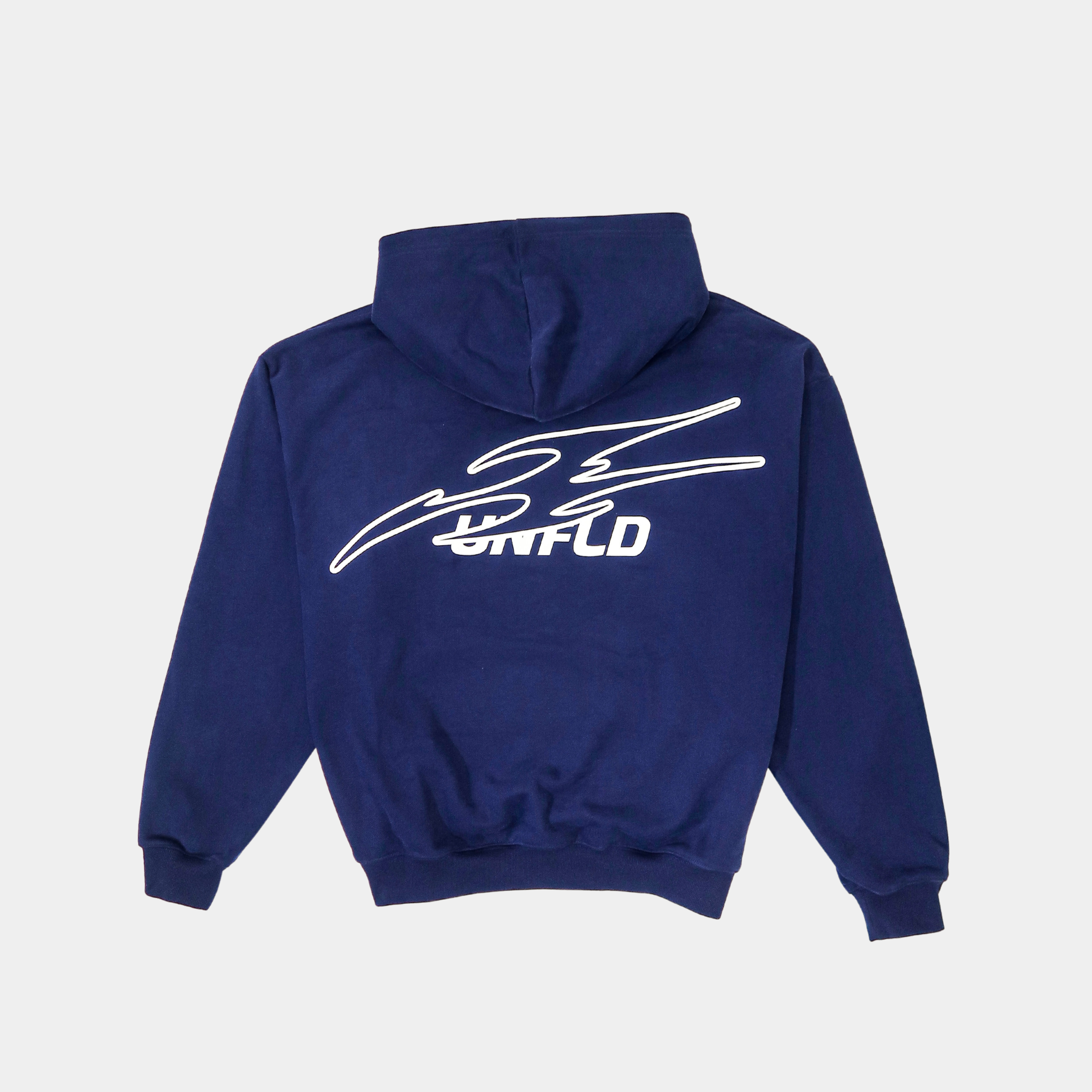 Boxy Dark Blue Hoodie