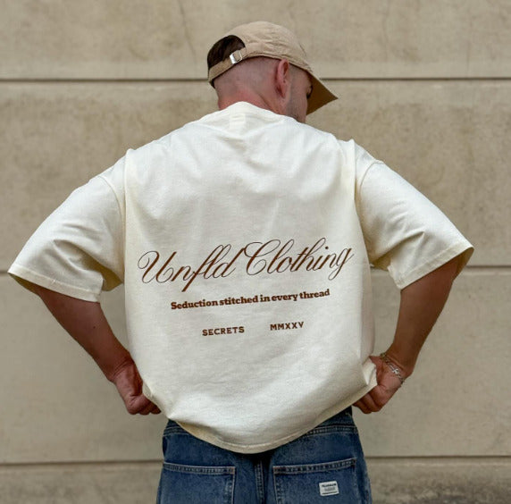 Unfld Original Oversized Tee Cream