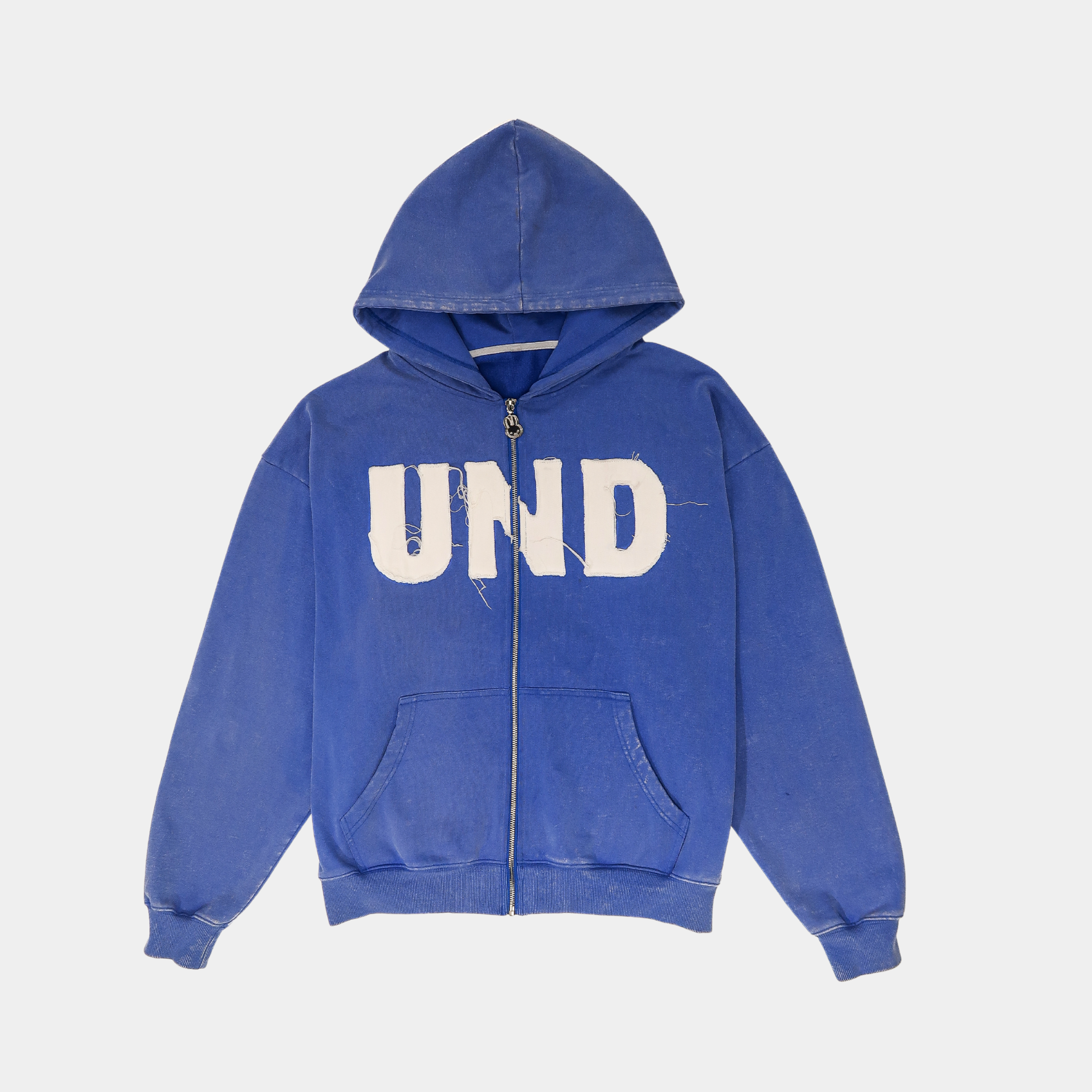 Und Hoodie Zipper Blue