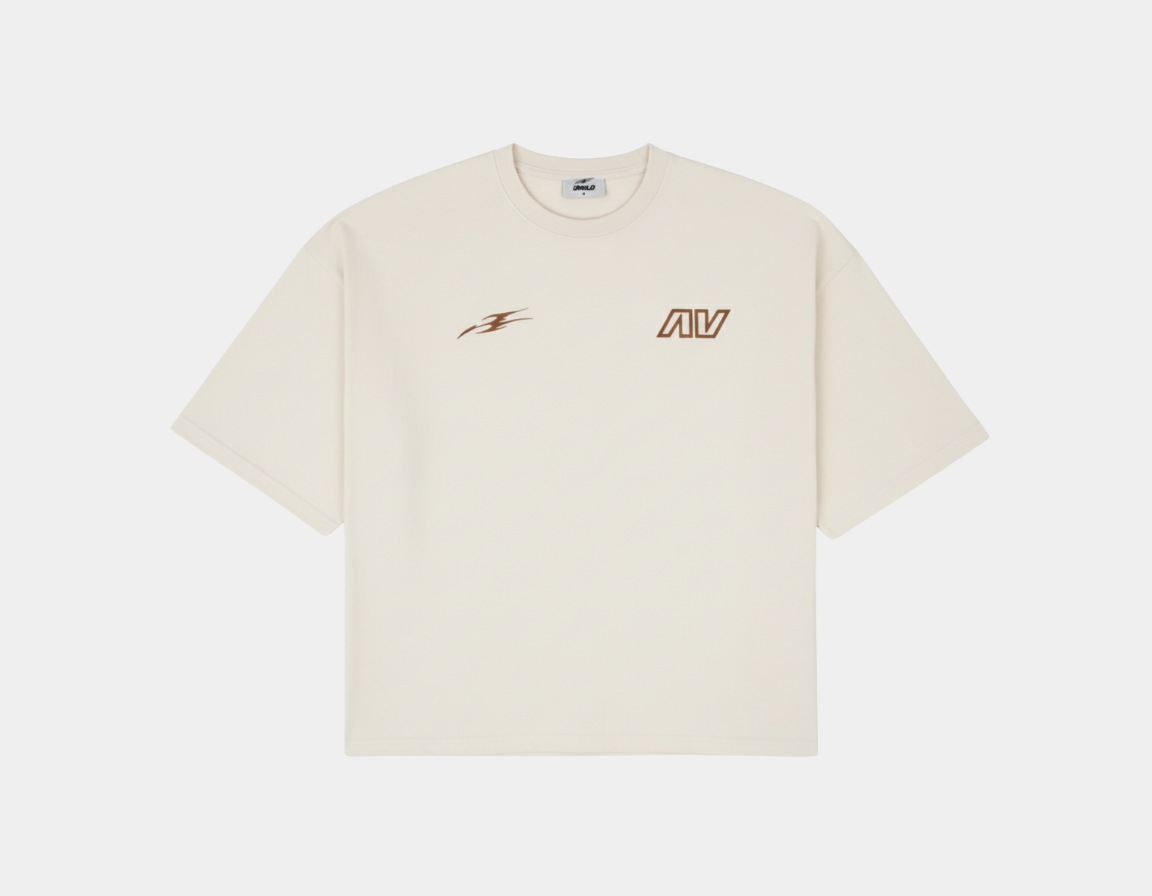 Unfld Original Oversized Tee Cream