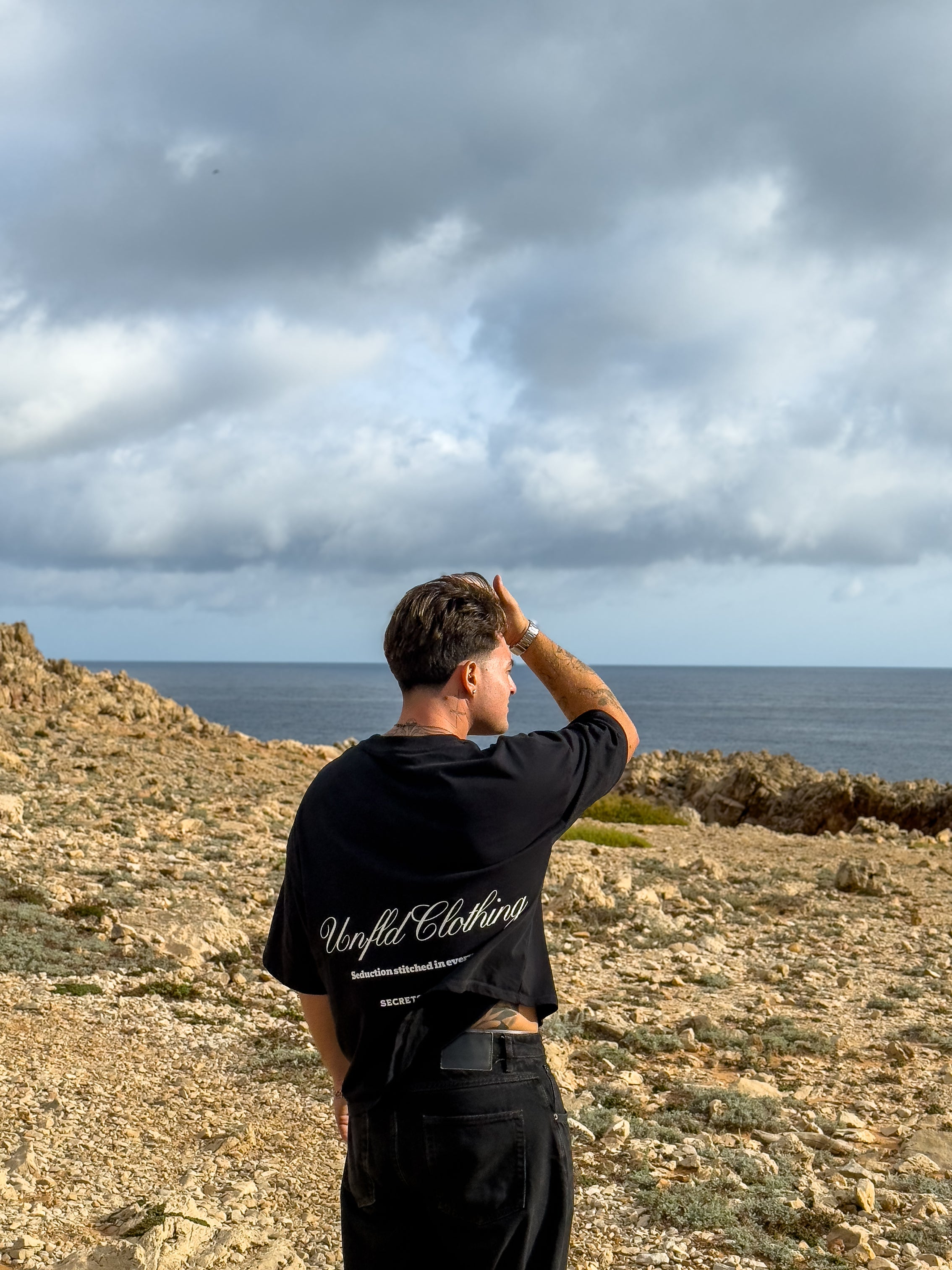 Unfld Original Oversized Tee Black