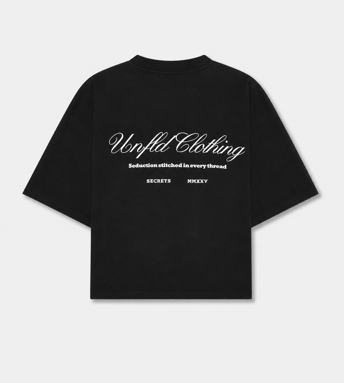Unfld Original Oversized Tee Black