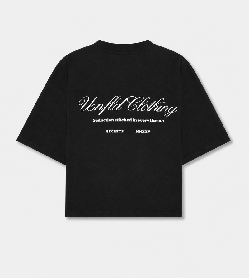 Unfld Original Oversized Tee Black
