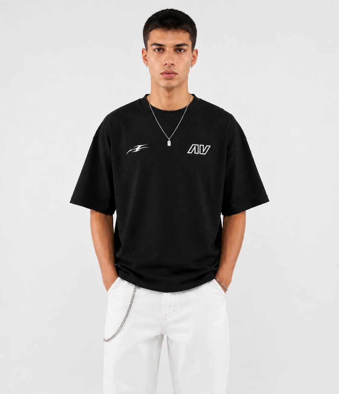 Unfld Original Oversized Tee Black