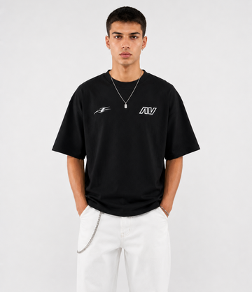 Unfld Original Oversized Tee Black