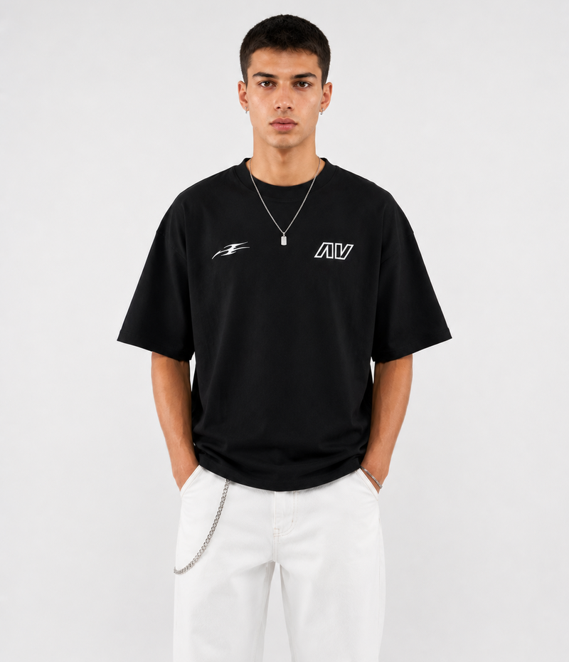 Unfld Original Oversized Tee Black