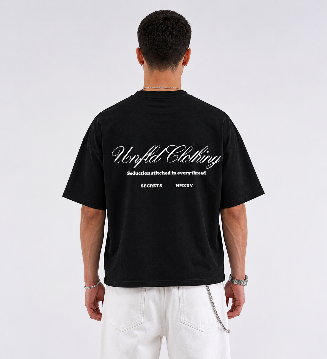 Unfld Original Oversized Tee Black