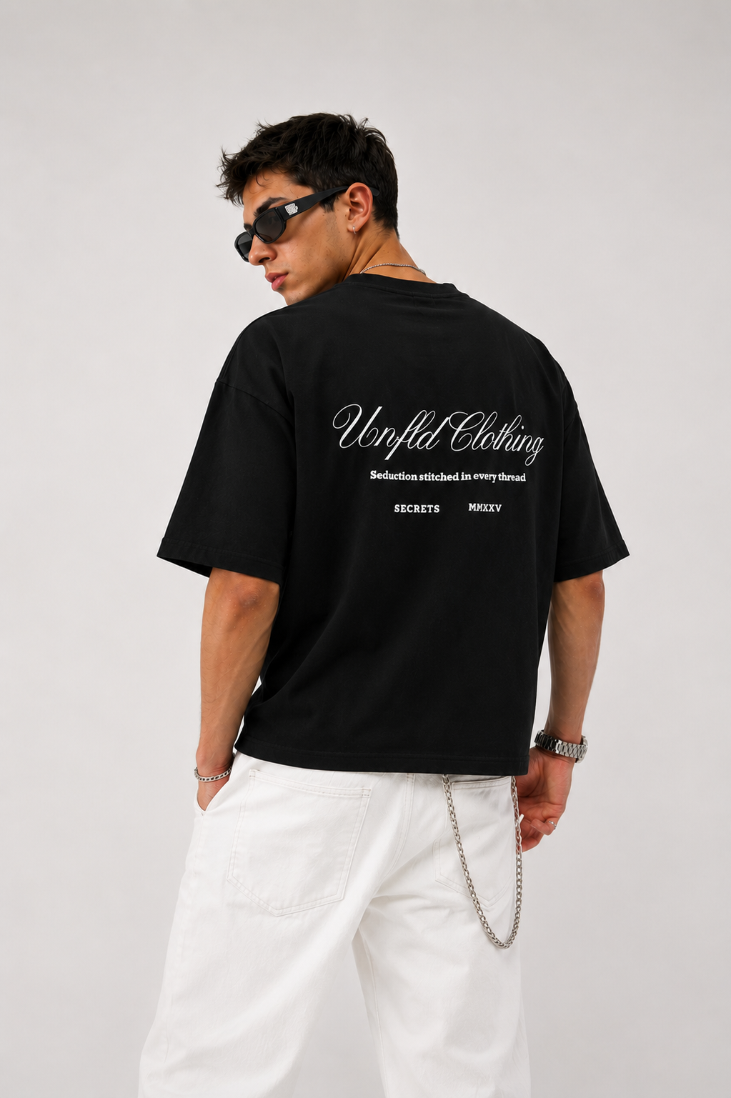 Unfld Original Oversized Tee Black