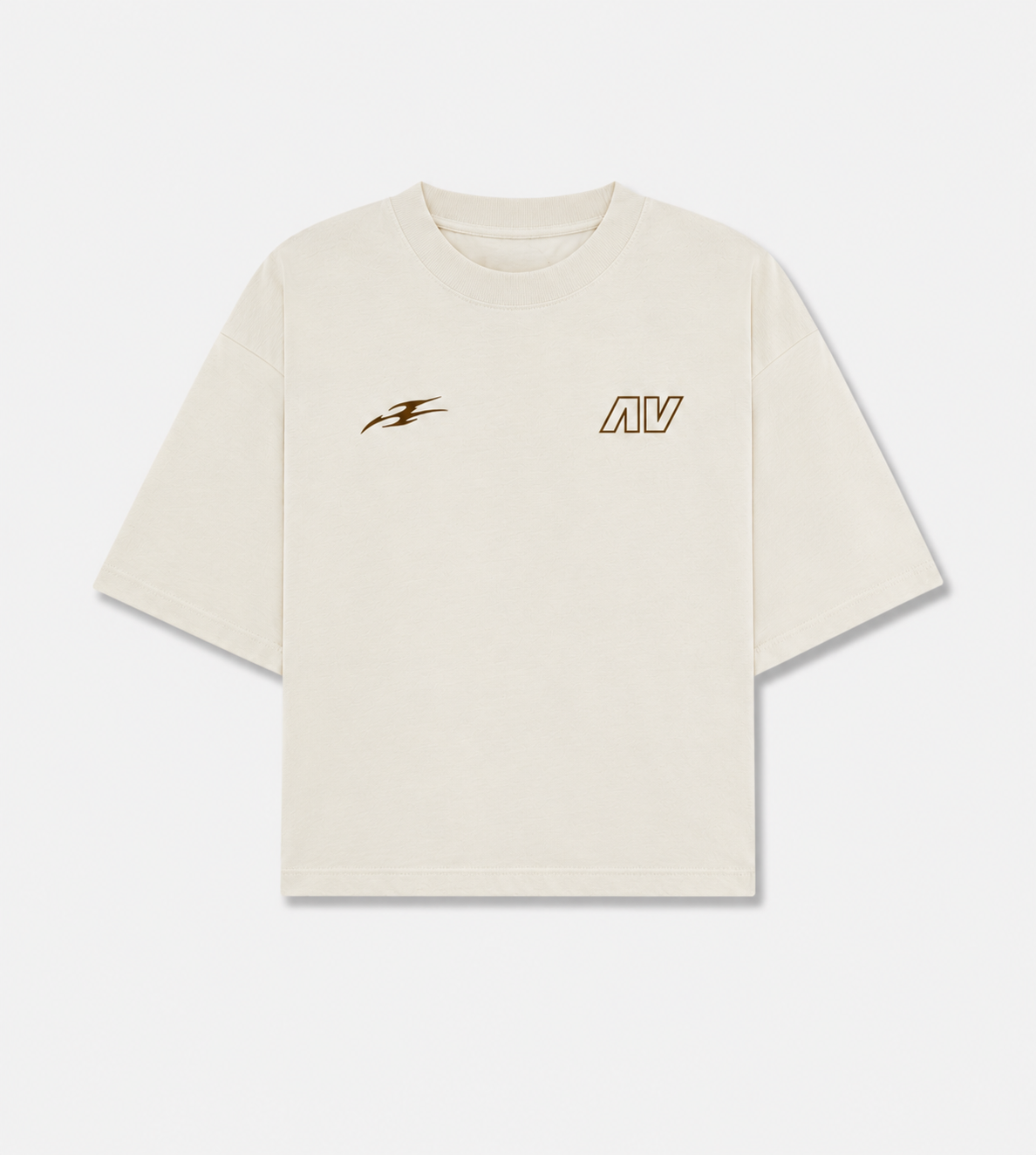 Unfld Original Oversized Tee Cream