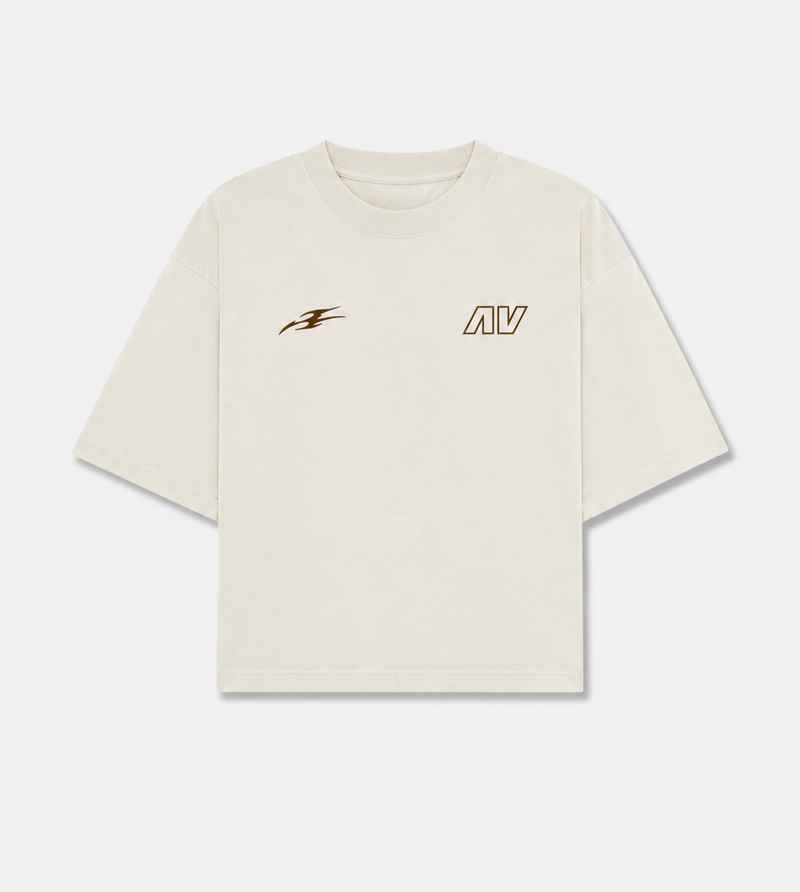 Unfld Original Oversized Tee Cream