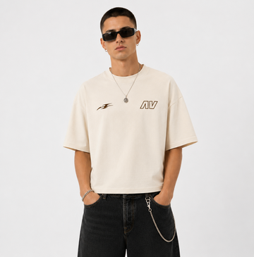 Unfld Original Oversized Tee Cream