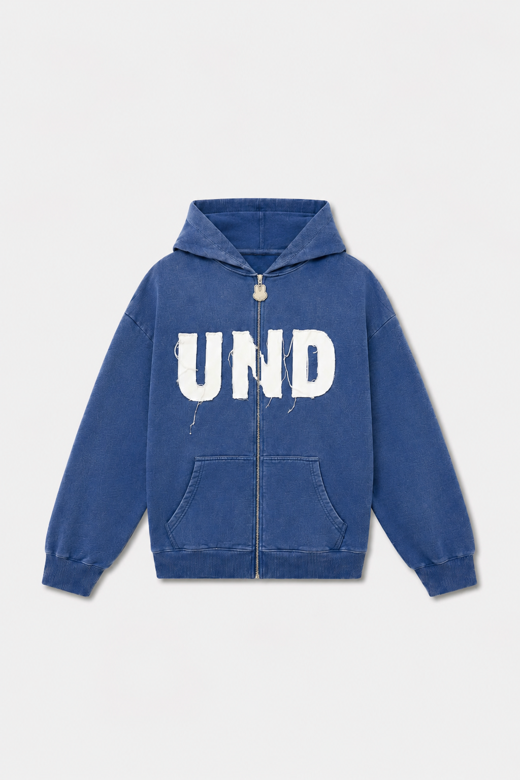 Und Hoodie Zipper Blue