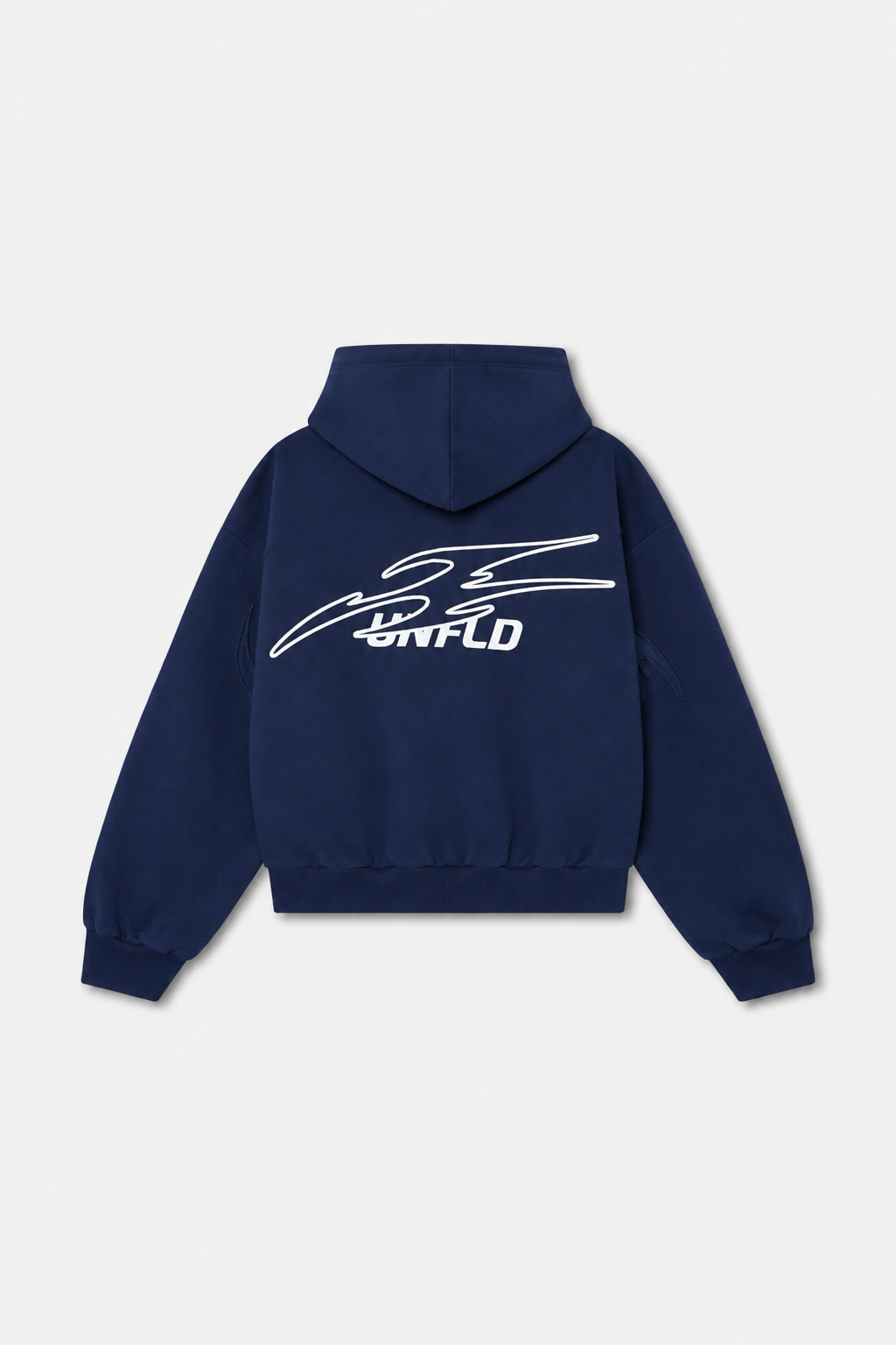Boxy Dark Blue Hoodie